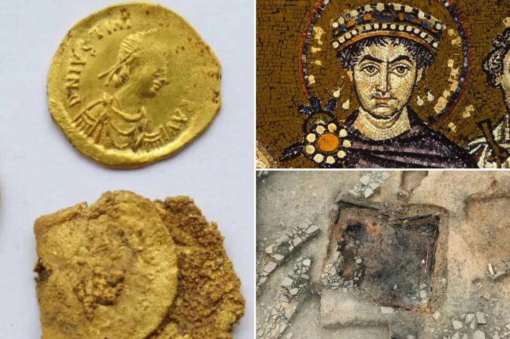 Archaeologists stumble upon priceless gold coins from the ancient empire in an unusual location